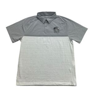 Under Armour Polo Shirt Mens Large L Gray Bass Pro Shops Legends Heatgear